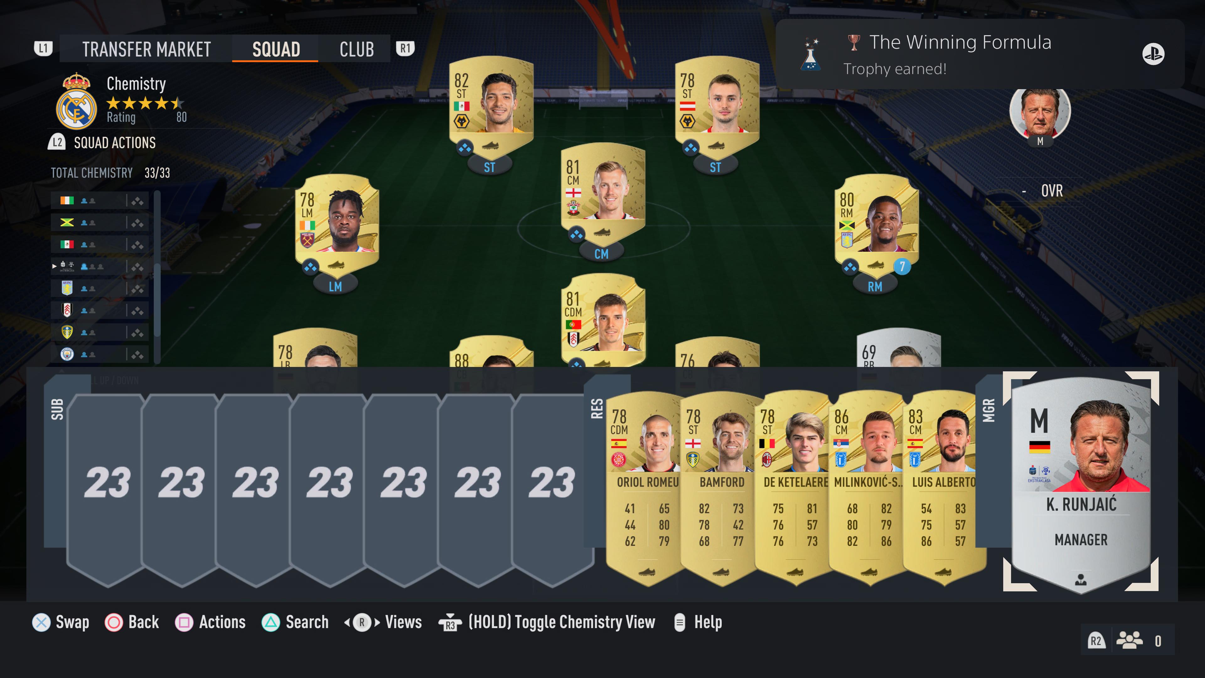 FIFA 23 Ultimate Team Chemistry Explained How do I get full chemistry